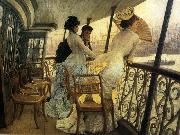 James Tissot The Gallery of H.M.S. painting